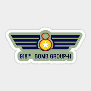 918th Bomb Group: 12 o'clock High TV Series Sticker